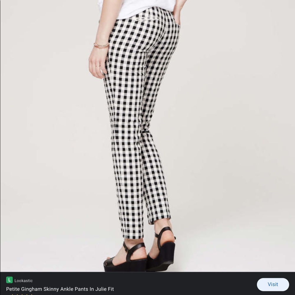 Loft cropped pants